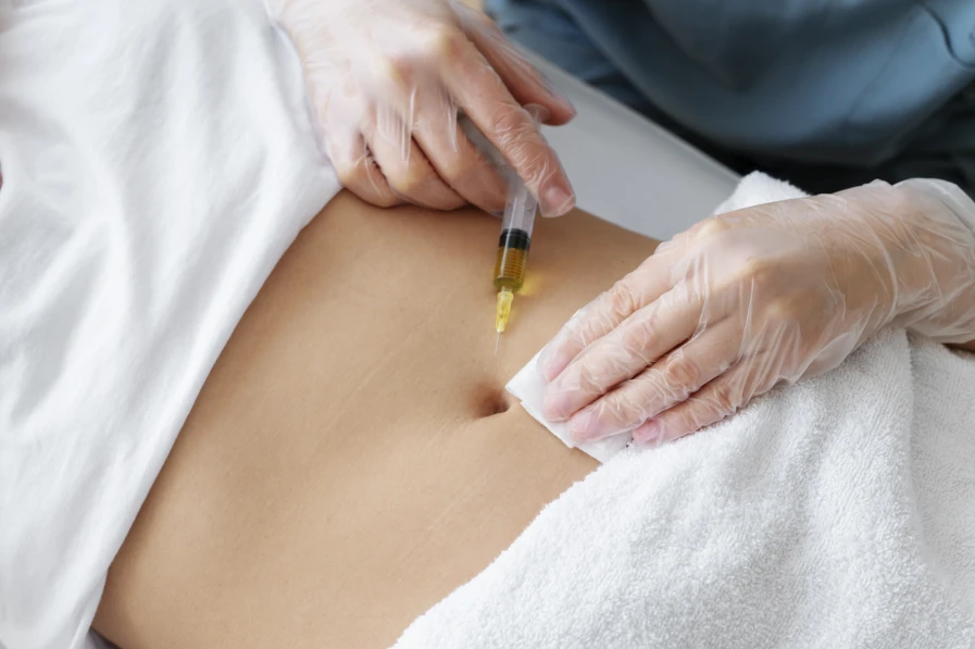 Tratamiento de mesoterapia para eliminar grasa localizada en el vientre en Zaragoza